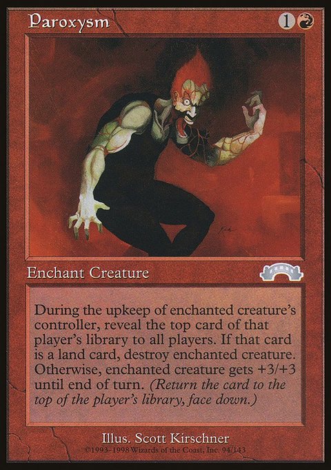 Paroxysm, Exodus #94, Magic: The Gathering card