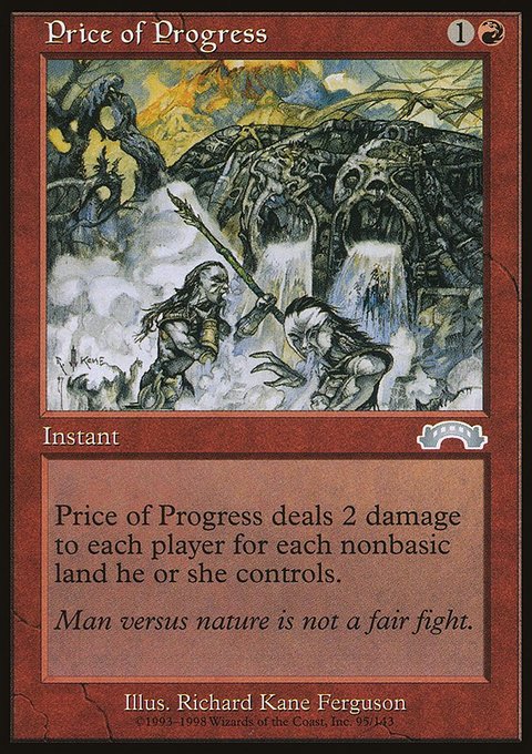 Price of Progress, Exodus #95, Magic: The Gathering card