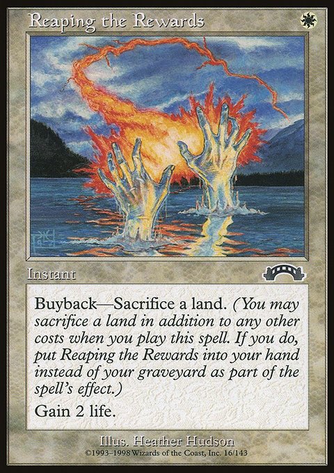 Reaping the Rewards, Exodus #16, Magic: The Gathering card