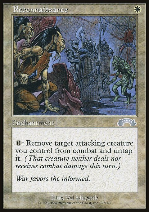 Reconnaissance, Exodus #17, Magic: The Gathering card