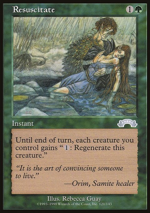 Resuscitate, Exodus #121, Magic: The Gathering card