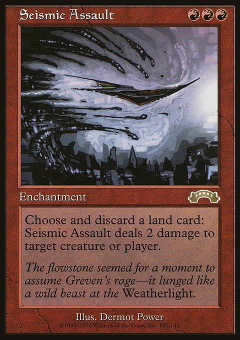 Seismic Assault, Exodus #101, Magic: The Gathering card