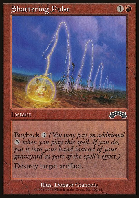 Shattering Pulse, Exodus #102, Magic: The Gathering card