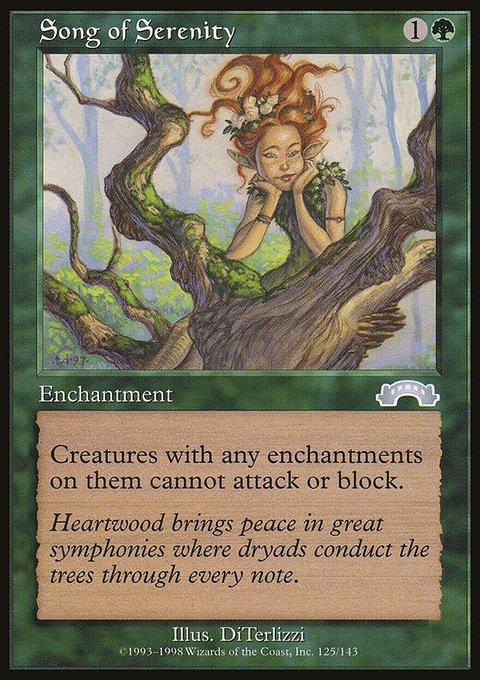 Song of Serenity, Exodus #125, Magic: The Gathering card