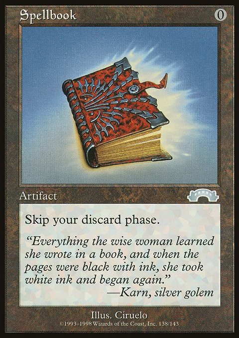Spellbook, Exodus #138, Magic: The Gathering card