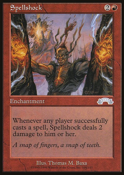 Spellshock, Exodus #104, Magic: The Gathering card