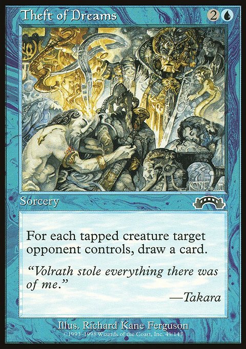 Theft of Dreams, Exodus #49, Magic: The Gathering card
