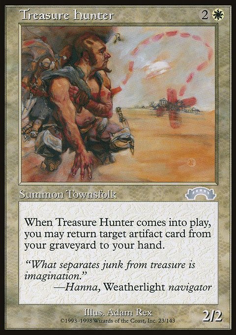 Treasure Hunter, Exodus #23, Magic: The Gathering card