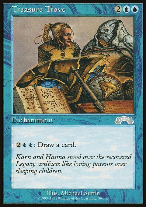 Treasure Trove, Exodus #50, Magic: The Gathering card