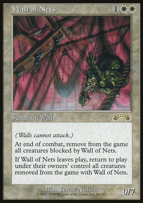 Wall of Nets, Exodus #24, Magic: The Gathering card