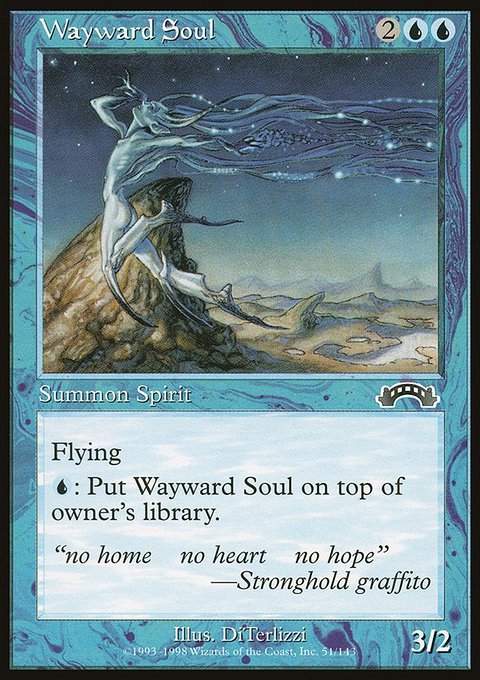Wayward Soul, Exodus #51, Magic: The Gathering card