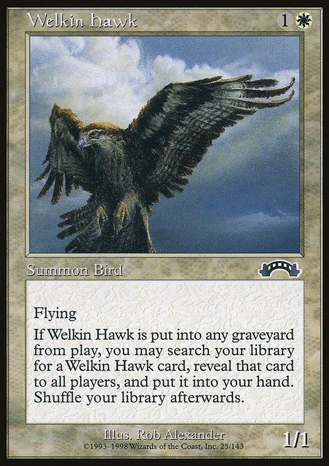 Welkin Hawk, Exodus #25, Magic: The Gathering card