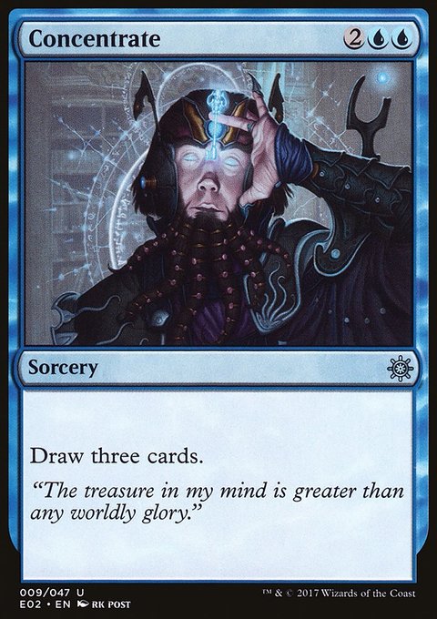 Concentrate, Explorers of Ixalan #9, Magic: The Gathering card