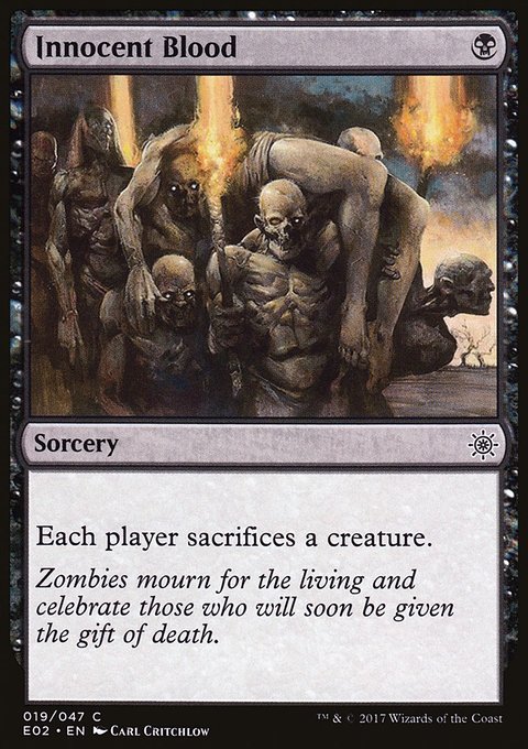 Innocent Blood, Explorers of Ixalan #19, Magic: The Gathering card