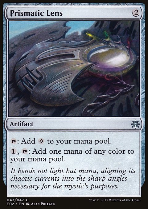 Prismatic Lens, Explorers of Ixalan #43, Magic: The Gathering card