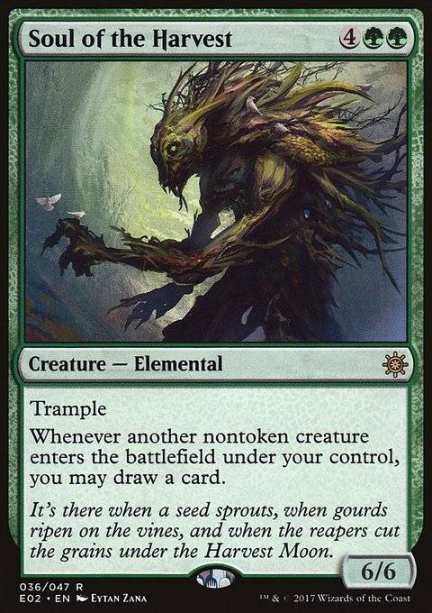 Soul of the Harvest, Explorers of Ixalan #36, Magic: The Gathering card