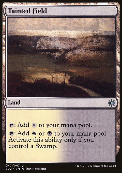 Tainted Field, Explorers of Ixalan #47, Magic: The Gathering card