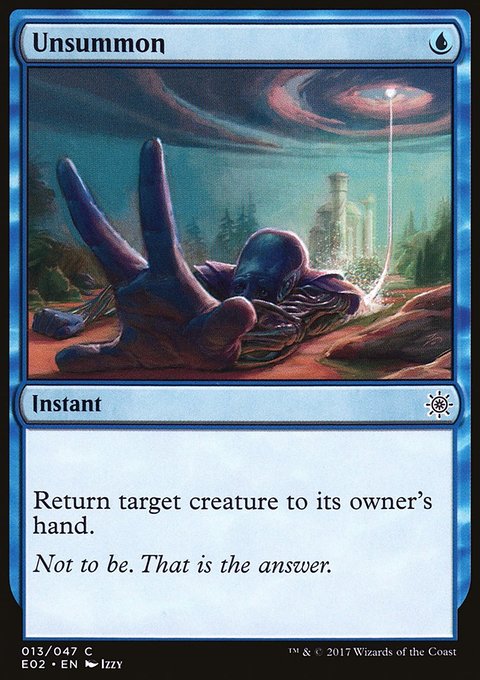 Unsummon, Explorers of Ixalan #13, Magic: The Gathering card