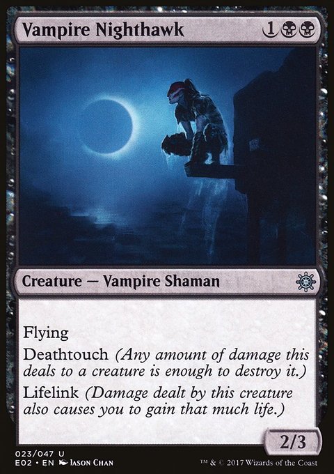 Vampire Nighthawk, Explorers of Ixalan #23, Magic: The Gathering card
