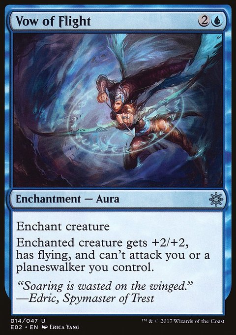 Vow of Flight, Explorers of Ixalan #14, Magic: The Gathering card
