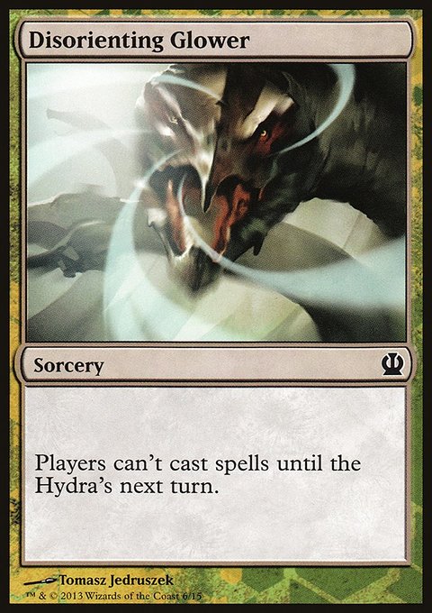 Disorienting Glower, Face the Hydra #6, Magic: The Gathering card
