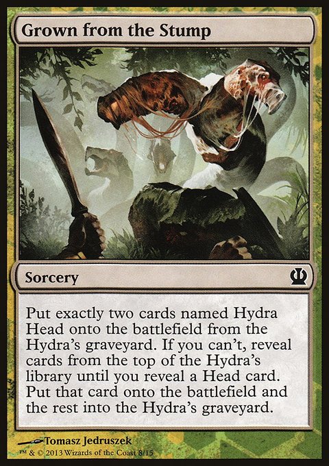 Grown from the Stump, Face the Hydra #8, Magic: The Gathering card