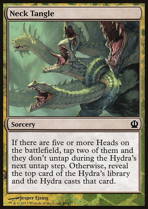 Neck Tangle, Face the Hydra #10, Magic: The Gathering card