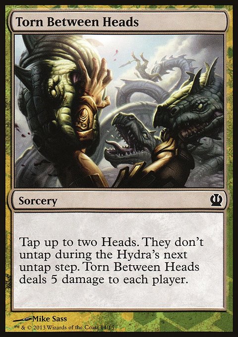 Torn Between Heads, Face the Hydra #14, Magic: The Gathering card