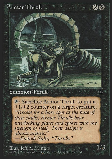 Armor Thrull, Fallen Empires #33c, Magic: The Gathering card