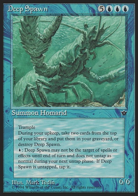 Deep Spawn, Fallen Empires #17, Magic: The Gathering card