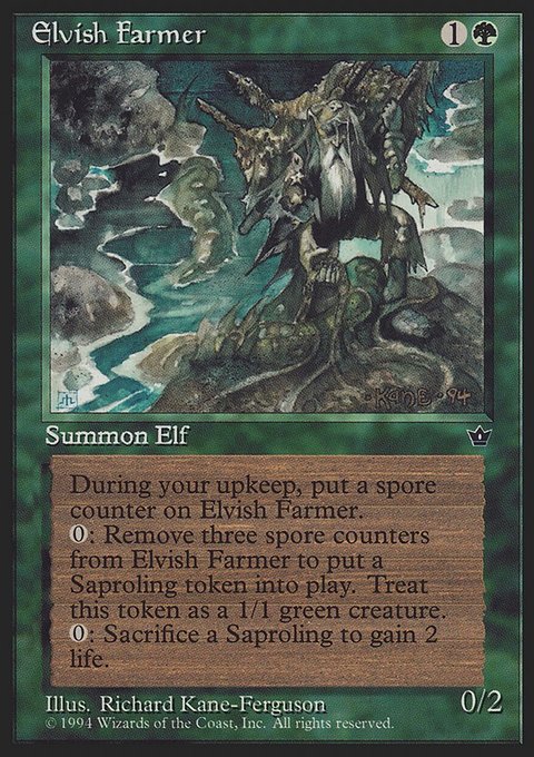 Elvish Farmer, Fallen Empires #66, Magic: The Gathering card