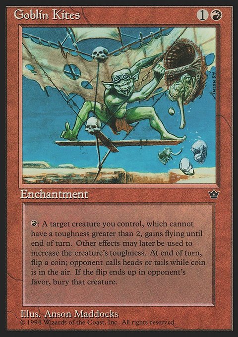 Goblin Kites, Fallen Empires #57, Magic: The Gathering card