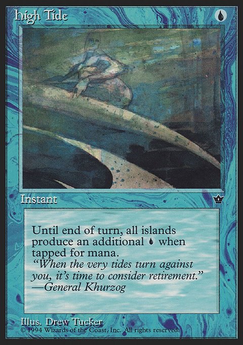High Tide, Fallen Empires #18a, Magic: The Gathering card