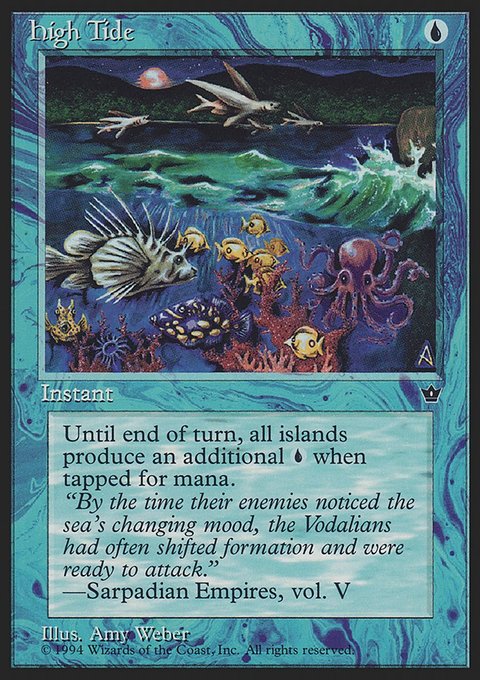 High Tide, Fallen Empires #18c, Magic: The Gathering card