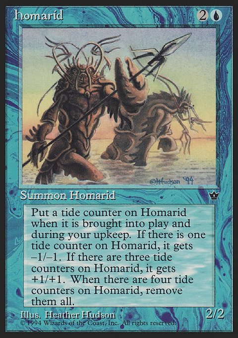 Homarid, Fallen Empires #19b, Magic: The Gathering card