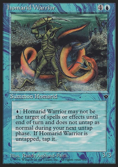 Homarid Warrior, Fallen Empires #22b, Magic: The Gathering card