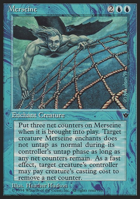 Merseine, Fallen Empires #23a, Magic: The Gathering card