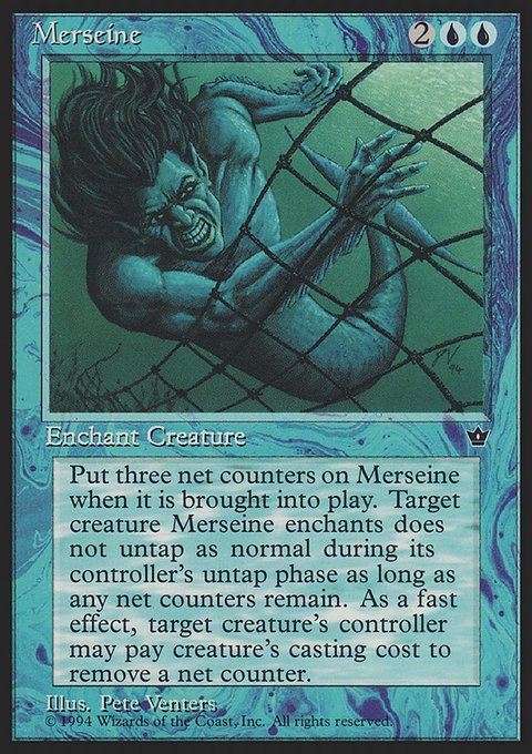 Merseine, Fallen Empires #23d, Magic: The Gathering card