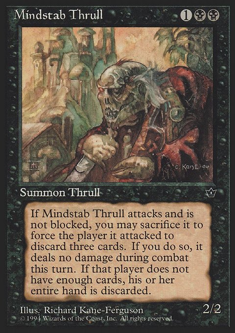 Mindstab Thrull, Fallen Empires #40a, Magic: The Gathering card
