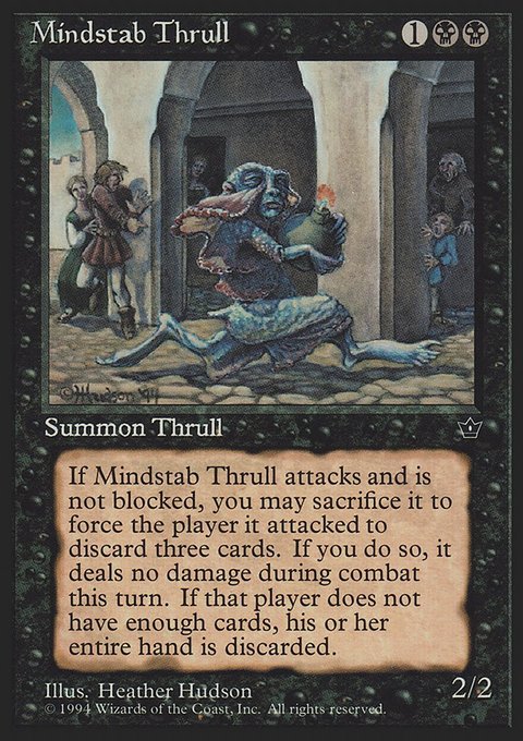 Mindstab Thrull, Fallen Empires #40b, Magic: The Gathering card