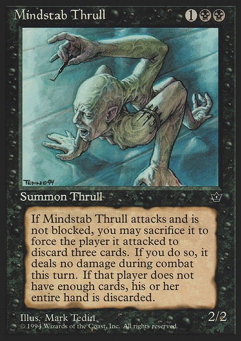 Mindstab Thrull, Fallen Empires #40c, Magic: The Gathering card