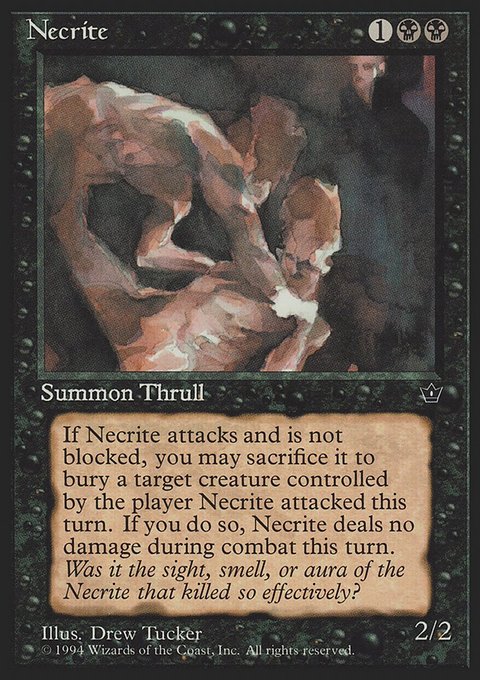 Necrite, Fallen Empires #41c, Magic: The Gathering card