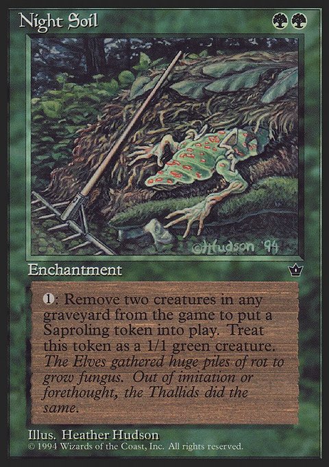Night Soil, Fallen Empires #71b, Magic: The Gathering card