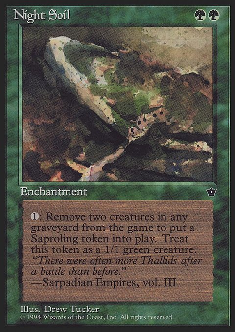 Night Soil, Fallen Empires #71c, Magic: The Gathering card