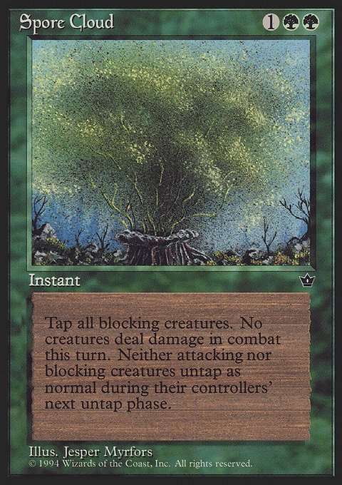 Spore Cloud, Fallen Empires #72b, Magic: The Gathering card