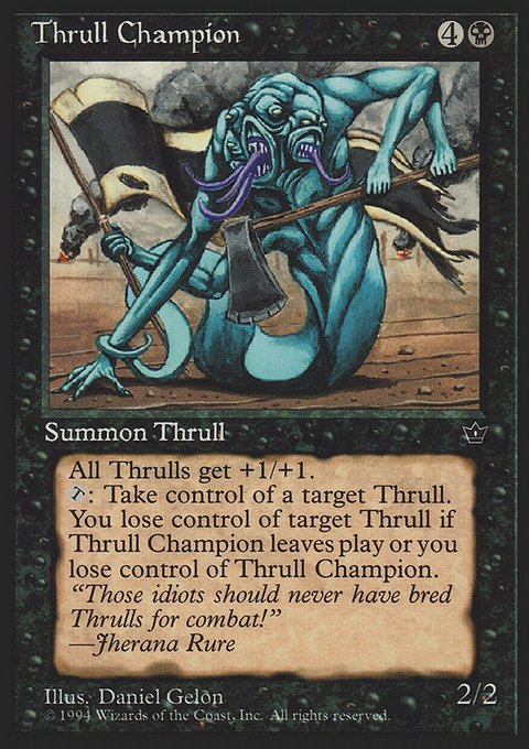 Thrull Champion, Fallen Empires #44, Magic: The Gathering card