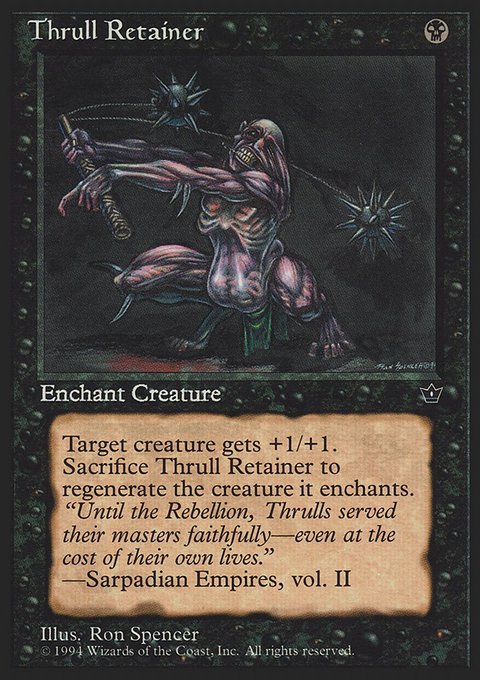 Thrull Retainer, Fallen Empires #45, Magic: The Gathering card
