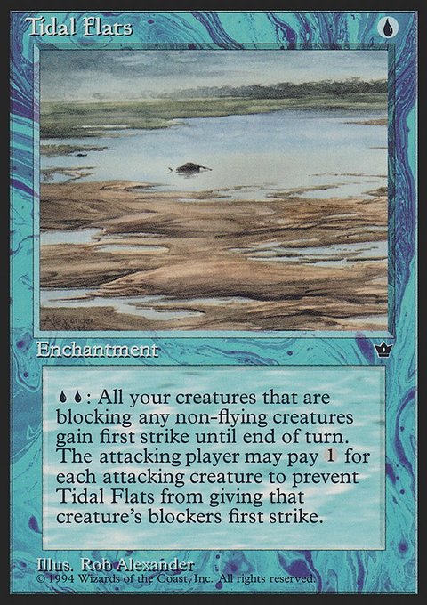 Tidal Flats, Fallen Empires #27a, Magic: The Gathering card