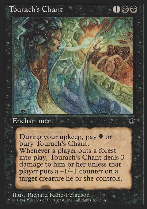 Tourach's Chant, Fallen Empires #47, Magic: The Gathering card