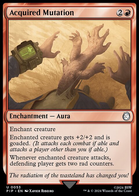 Acquired Mutation, Fallout #53, Magic: The Gathering card